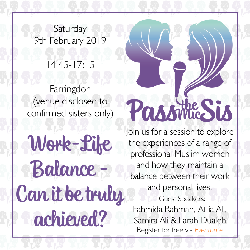 PtMSis Work Life Balance Can it be Truly Achieved Feb 2019 Invitation