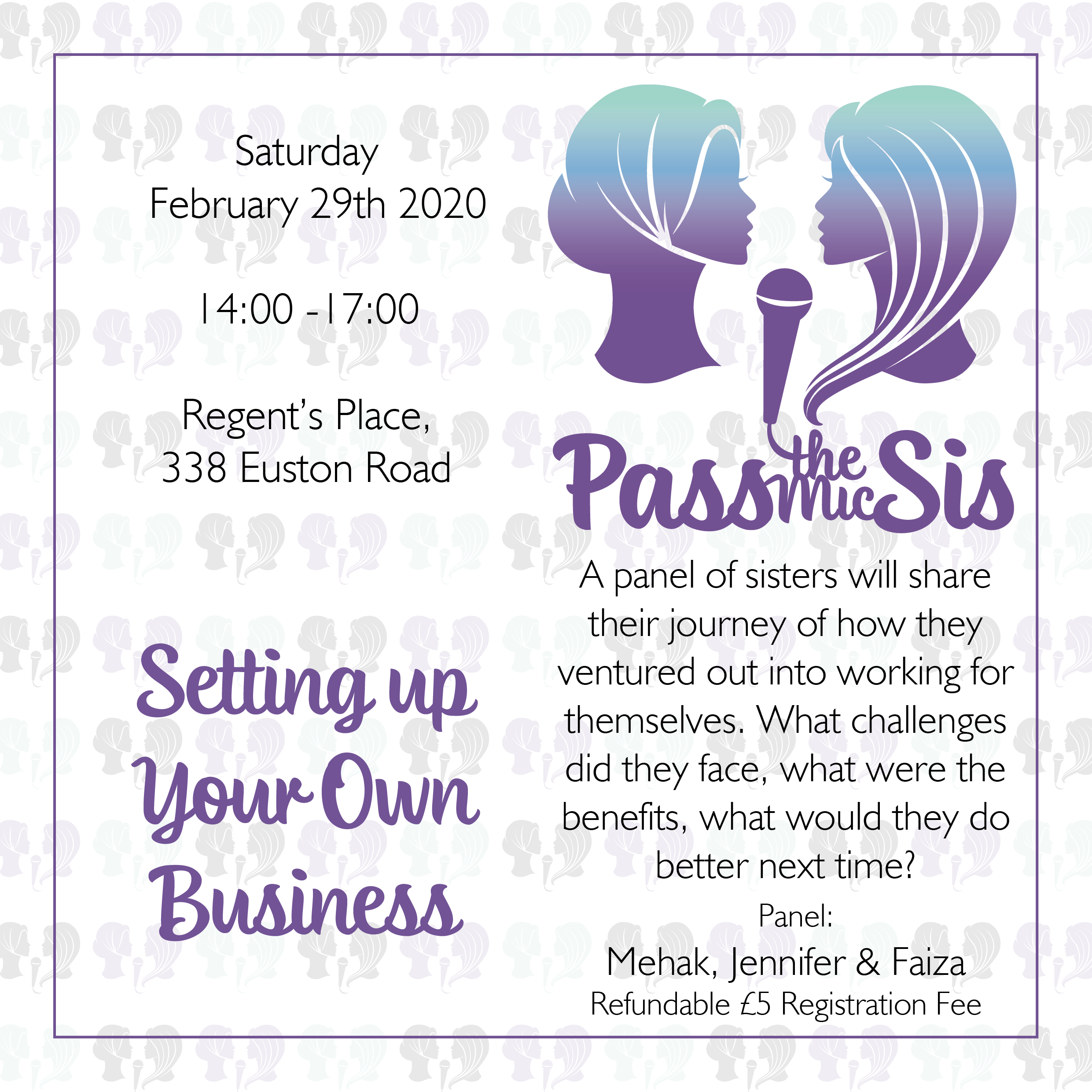 PtMSis Setting up Your Own Business February 2020 Invitation